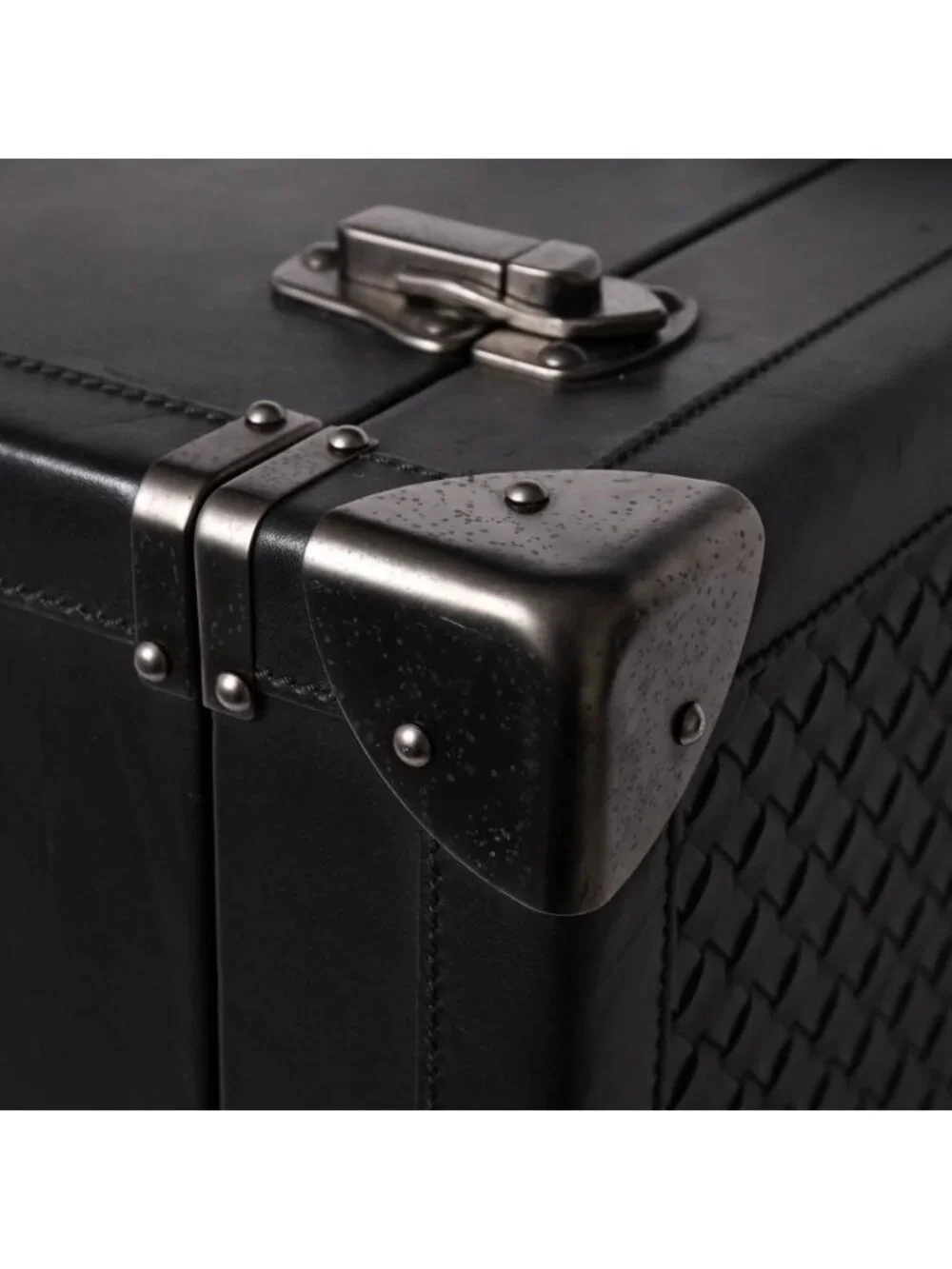 Bottega Veneta Hard Trunk Bag Black